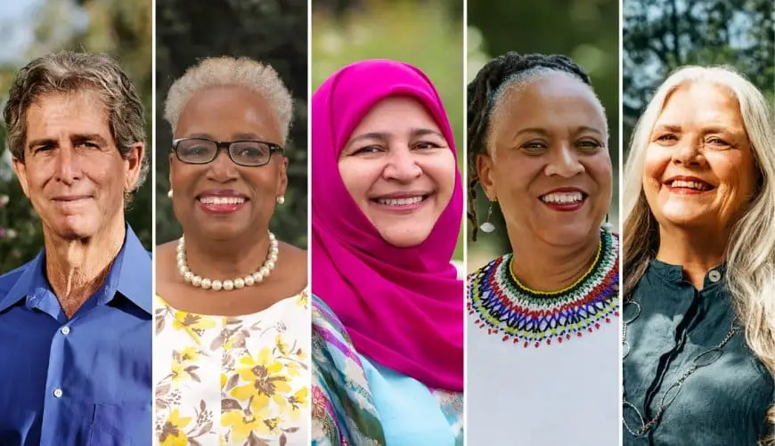 Photo of the five people who received 2022 AARP Purpose Awards.
