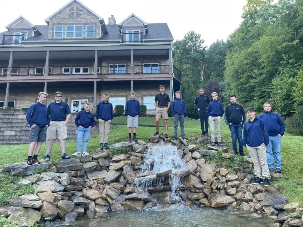 Photo of boys at Chestnut Mountain Ranch taken by Steve Finn.