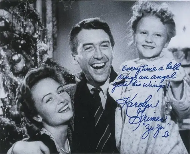 A photo depicting a scene from the movie It's a Wonderful Life