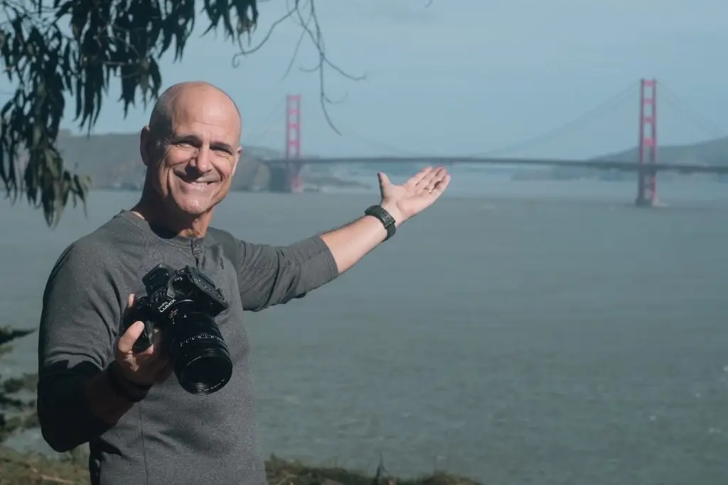 Photo of Nick Lituanio traveling in California.