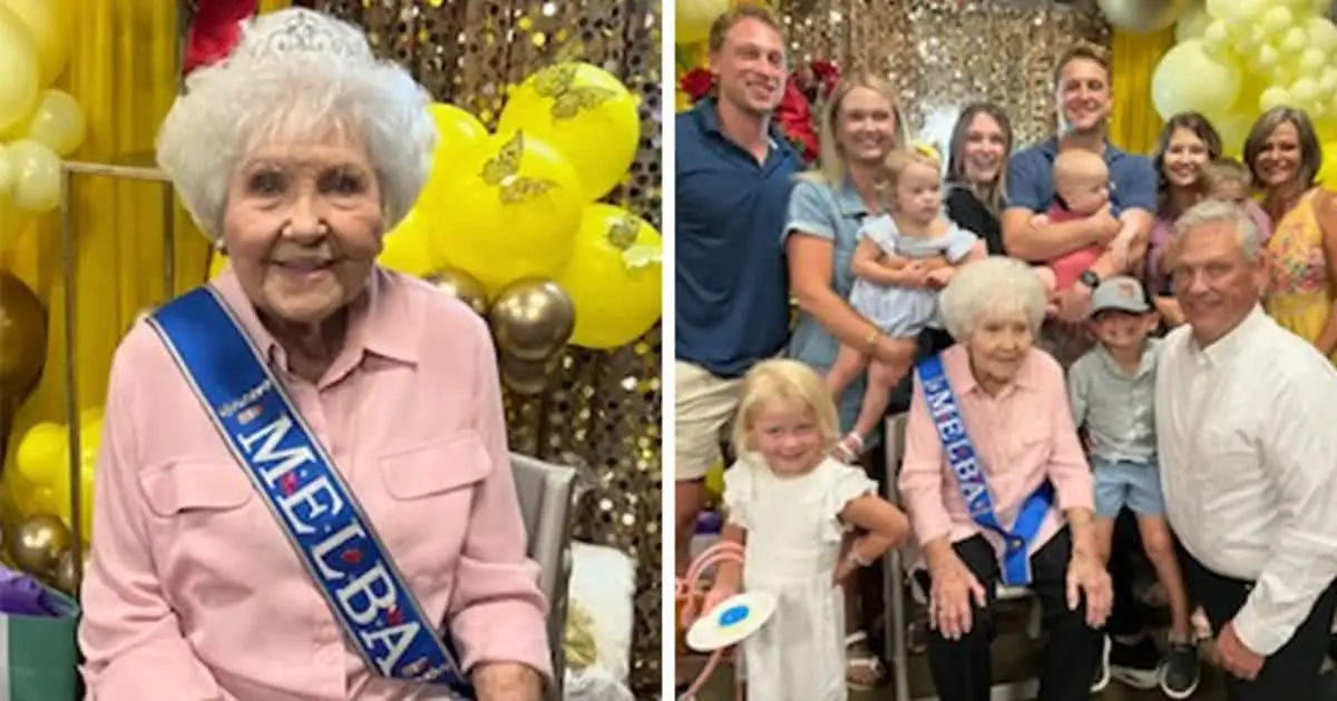Photo of Melba Mebane at her retirement party. Photo from Faithpot.