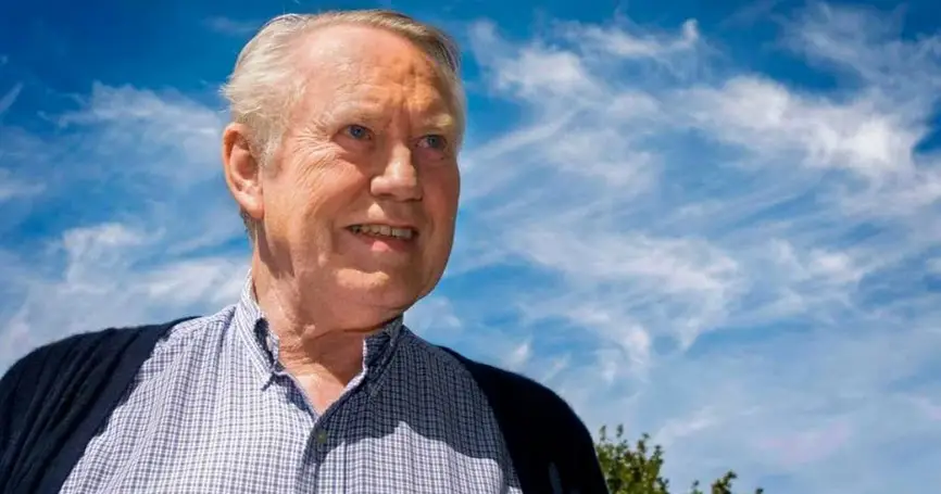 Photo of billionaire Chuck Sweeney. It appeared in Faithpot.