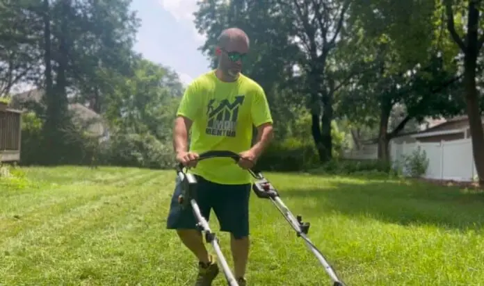 Photo of Brian Schwartz, founder of I Want To Mow Your Lawn.