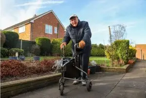 Photo of Harold Jones taken by Anita Maric and appeared in The Mirror.