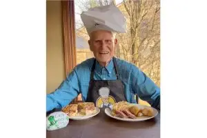 Photo of Pop, from the Pop's Happy Breakfast Instagram channel.