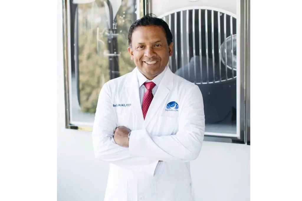 Photo of Dr. Bijoy John, author of "Nobody's Sleeping."