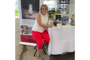 Michelle Shores, author of "The Gathering Room" and owner of Pleasant Hill Campground in Hermon, Maine.