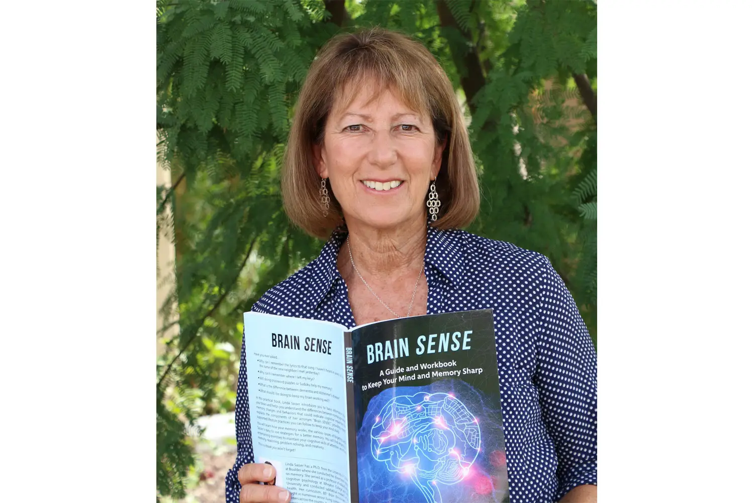 Linda Sasser, author of "Brain SENSE: A Guide and Workbook to Keep Your Mind and Memory Sharp."