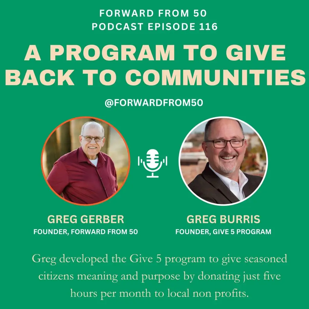 Greg Burris explains why he founded the Give 5 program to connect people to non-profit groups.