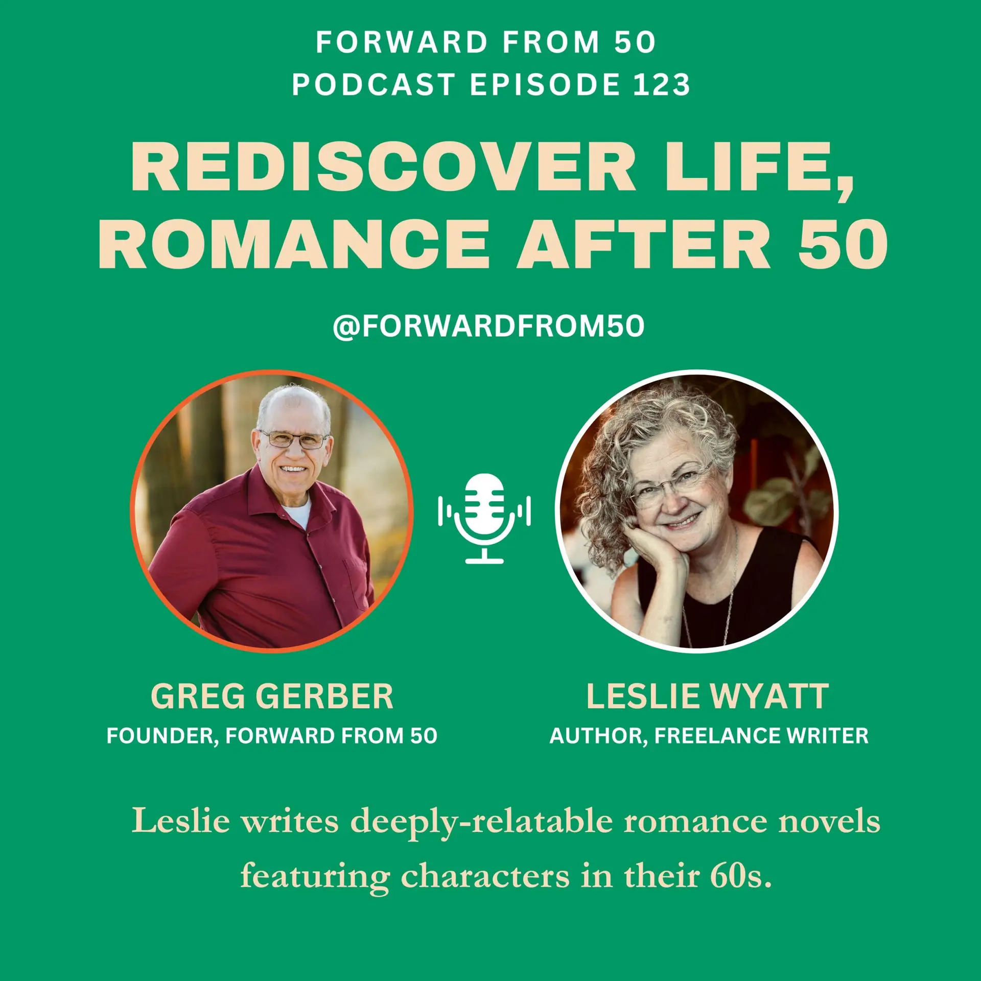 Leslie Wyatt writes love stories grounded in reality – not tales of glamorous getaways or whirlwind affairs, but deeply relatable stories featuring older adults dealing with everyday challenges.