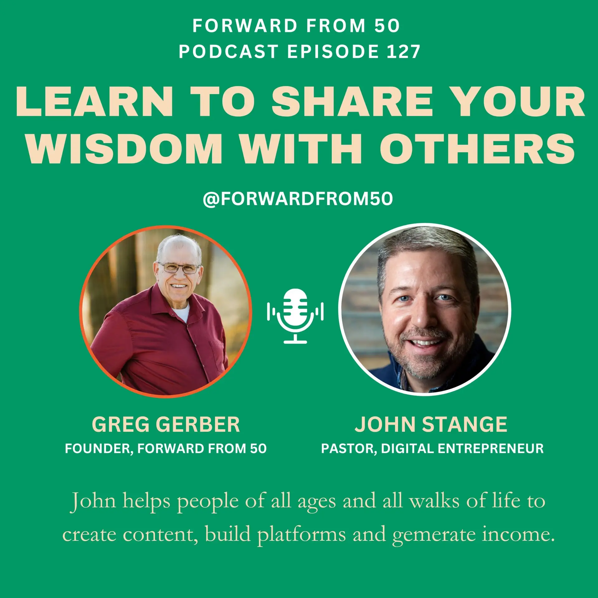 John Stange is a multi-talented individual who wears many hats, including pastor, college professor, podcaster, author and digital entrepreneur.