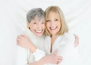 Gwen Bordon, left, and Amy Goober, authors of "My Mother Always Says."