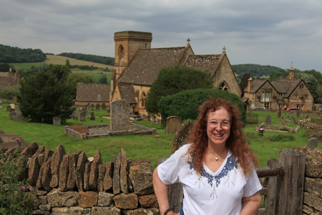 Jackie Lapin in Snowshill Village, Cotswolds, United Kingdom.