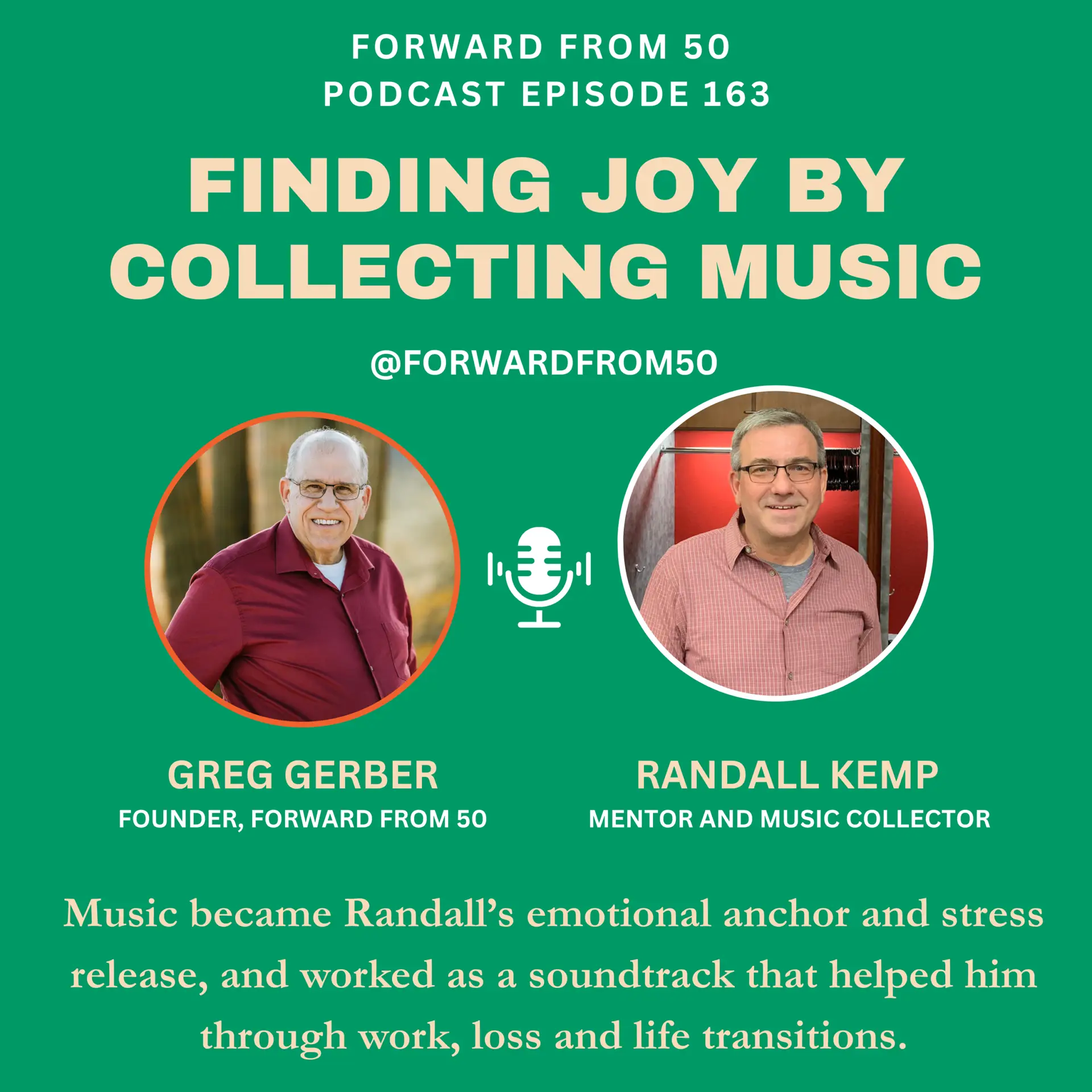 Randall's collection of music includes tens of thousands of records, CDs and digital downloads.