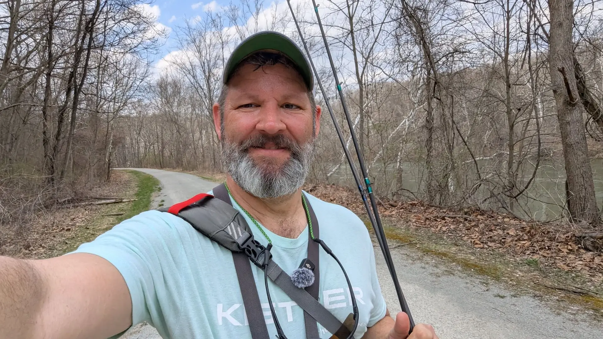 Aaron Hunt "retired" from his job to pursue his passion for fishing and developed his own brand of fishing rods.