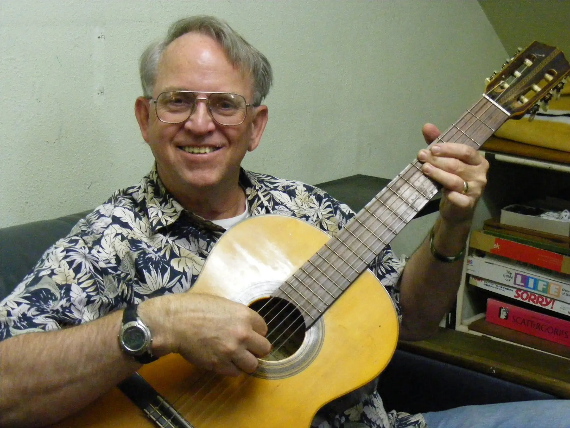 Steve Moore enjoys teaching others how to make music.