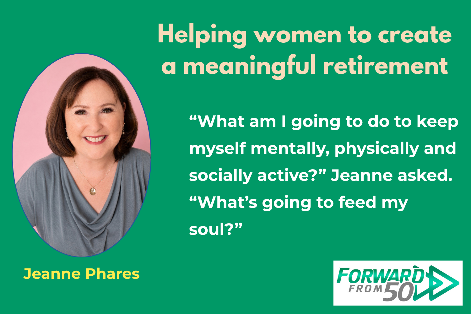 Jeanne Phares founded Sage Lifestyle Press to give women resources to age on their terms.